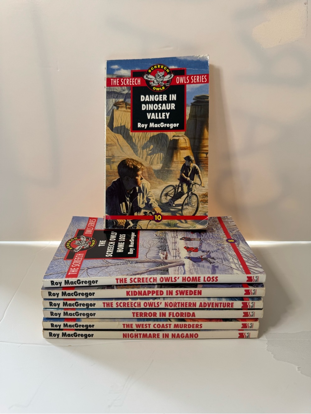 The Screech Owl Series by Roy MacGregor Hockey Paperback Chapter Books Lot of 7